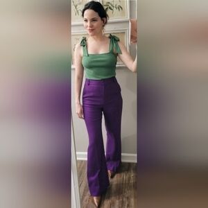 Sezane Aria Top Palm Green